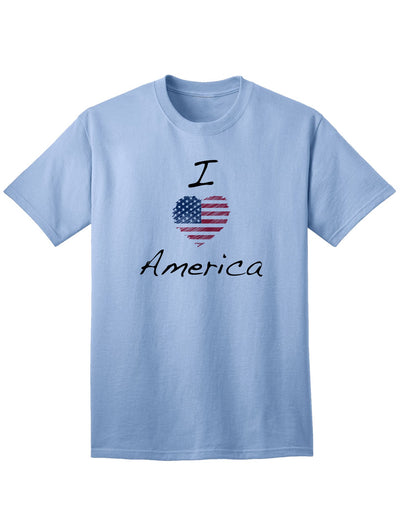 American Pride Scribble Adult T-Shirt-Mens T-shirts-TooLoud-Light-Blue-Small-Davson Sales