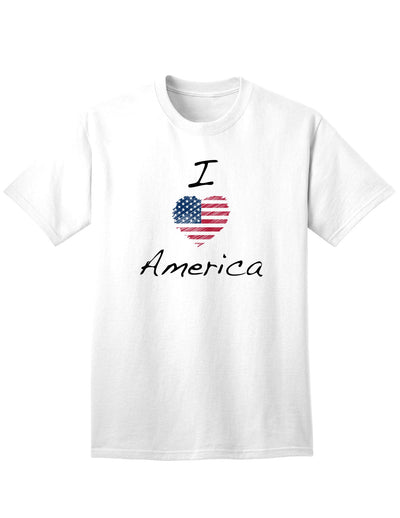 American Pride Scribble Adult T-Shirt-Mens T-shirts-TooLoud-White-Small-Davson Sales