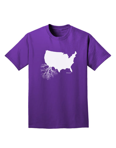 American Roots Design Adult Dark T-Shirt by TooLoud-Mens T-Shirt-TooLoud-Purple-Small-Davson Sales