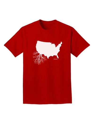 American Roots Design Adult Dark T-Shirt by TooLoud-Mens T-Shirt-TooLoud-Red-Small-Davson Sales