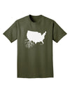 American Roots Design Adult Dark T-Shirt by TooLoud-Mens T-Shirt-TooLoud-Military-Green-Small-Davson Sales