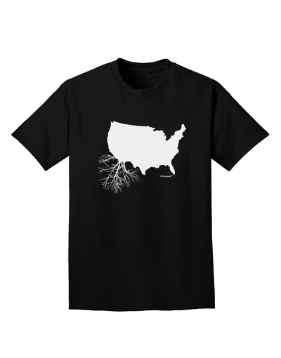 American Roots Design Adult Dark T-Shirt by TooLoud-Mens T-Shirt-TooLoud-Black-Small-Davson Sales