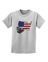 American Roots Design - American Flag Childrens T-Shirt by TooLoud-Childrens T-Shirt-TooLoud-AshGray-X-Small-Davson Sales