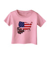 American Roots Design - American Flag Infant T-Shirt by TooLoud-Infant T-Shirt-TooLoud-Candy-Pink-06-Months-Davson Sales