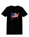 American Roots Design - American Flag Womens Dark T-Shirt by TooLoud-Womens T-Shirt-TooLoud-Black-X-Small-Davson Sales