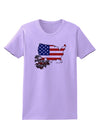 American Roots Design - American Flag Womens T-Shirt by TooLoud-Womens T-Shirt-TooLoud-Lavender-X-Small-Davson Sales