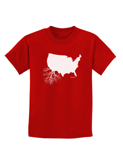 American Roots Design Childrens Dark T-Shirt by TooLoud-Childrens T-Shirt-TooLoud-Red-X-Small-Davson Sales