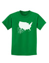 American Roots Design Childrens Dark T-Shirt by TooLoud-Childrens T-Shirt-TooLoud-Kelly-Green-X-Small-Davson Sales