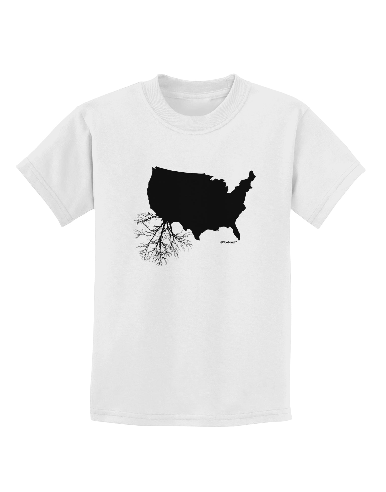 American Roots Design Childrens T-Shirt by TooLoud-Childrens T-Shirt-TooLoud-White-X-Small-Davson Sales