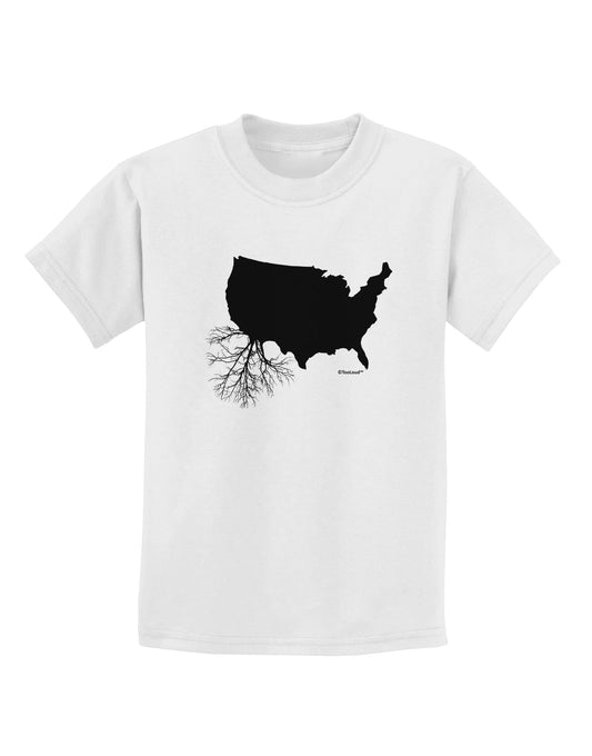 American Roots Design Childrens T-Shirt by TooLoud-Childrens T-Shirt-TooLoud-White-X-Small-Davson Sales