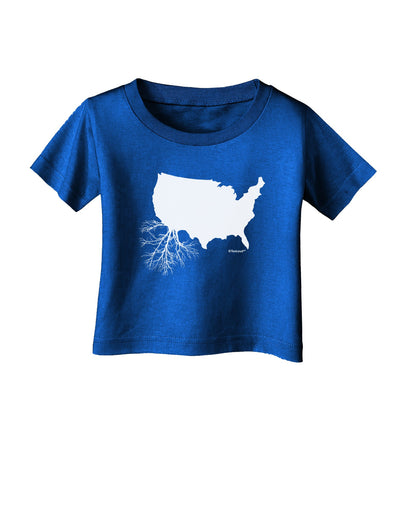 American Roots Design Infant T-Shirt Dark by TooLoud-Infant T-Shirt-TooLoud-Royal-Blue-06-Months-Davson Sales