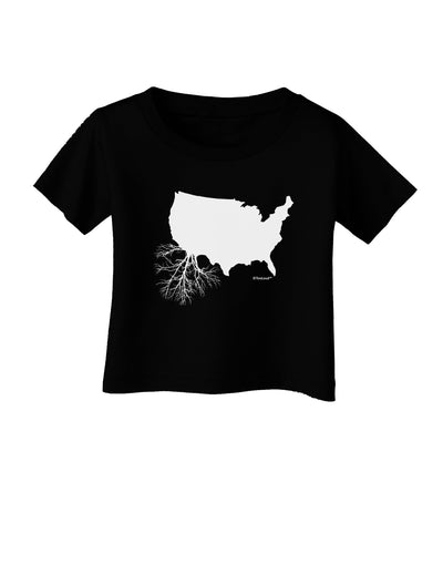 American Roots Design Infant T-Shirt Dark by TooLoud-Infant T-Shirt-TooLoud-Black-06-Months-Davson Sales