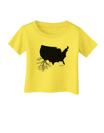 American Roots Design Infant T-Shirt by TooLoud-Infant T-Shirt-TooLoud-Yellow-06-Months-Davson Sales