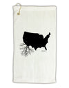 American Roots Design Micro Terry Gromet Golf Towel 16 x 25 inch by TooLoud-Golf Towel-TooLoud-White-Davson Sales
