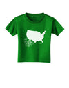 American Roots Design Toddler T-Shirt Dark by TooLoud-Toddler T-Shirt-TooLoud-Clover-Green-2T-Davson Sales