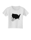 American Roots Design Toddler T-Shirt by TooLoud-Toddler T-Shirt-TooLoud-White-2T-Davson Sales