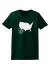 American Roots Design Womens Dark T-Shirt by TooLoud-Womens T-Shirt-TooLoud-Forest-Green-Small-Davson Sales