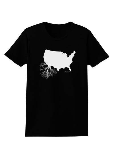 American Roots Design Womens Dark T-Shirt by TooLoud-Womens T-Shirt-TooLoud-Black-X-Small-Davson Sales