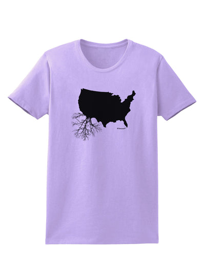 American Roots Design Womens T-Shirt by TooLoud-Womens T-Shirt-TooLoud-Lavender-X-Small-Davson Sales