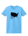 American Roots Design Womens T-Shirt by TooLoud-Womens T-Shirt-TooLoud-Aquatic-Blue-X-Small-Davson Sales