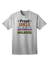 American Soldier Adult T-Shirt - A Proud Tribute to Our Heroes-Mens T-shirts-TooLoud-AshGray-Small-Davson Sales