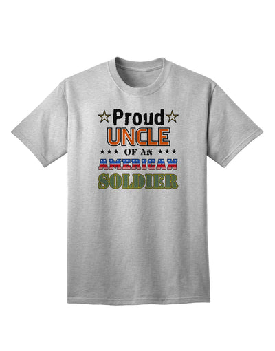 American Soldier Adult T-Shirt - A Proud Tribute to Our Heroes-Mens T-shirts-TooLoud-AshGray-Small-Davson Sales