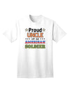 American Soldier Adult T-Shirt - A Proud Tribute to Our Heroes-Mens T-shirts-TooLoud-White-Small-Davson Sales