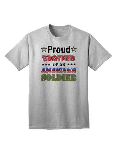 American Soldier Adult T-Shirt - A Tribute to Our Brave Heroes-Mens T-shirts-TooLoud-AshGray-Small-Davson Sales