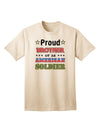 American Soldier Adult T-Shirt - A Tribute to Our Brave Heroes-Mens T-shirts-TooLoud-Natural-Small-Davson Sales