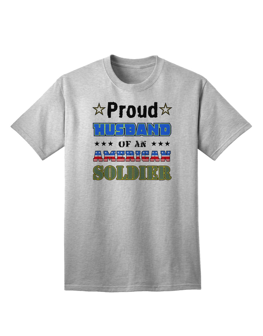 American Soldier Adult T-Shirt - A Tribute to Our Heroes-Mens T-shirts-TooLoud-White-Small-Davson Sales