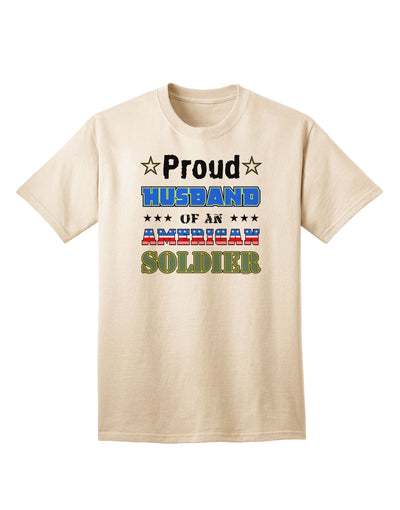 American Soldier Adult T-Shirt - A Tribute to Our Heroes-Mens T-shirts-TooLoud-Natural-Small-Davson Sales