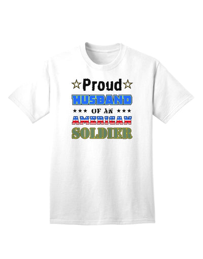 American Soldier Adult T-Shirt - A Tribute to Our Heroes-Mens T-shirts-TooLoud-White-Small-Davson Sales