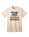 American Soldier Adult T-Shirt - A Tribute to Proud Fathers-Mens T-shirts-TooLoud-Natural-Small-Davson Sales