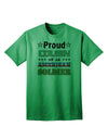 American Soldier Adult T-Shirt - Show Your Pride as a Proud Cousin-Mens T-shirts-TooLoud-Kelly-Green-Small-Davson Sales