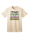 American Soldier Adult T-Shirt - Show Your Pride as a Proud Cousin-Mens T-shirts-TooLoud-Natural-Small-Davson Sales