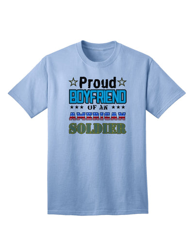 American Soldier Adult T-Shirt - Show Your Support with Pride-Mens T-shirts-TooLoud-Light-Blue-Small-Davson Sales