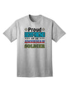 American Soldier Adult T-Shirt - Show Your Support with Pride-Mens T-shirts-TooLoud-AshGray-Small-Davson Sales