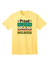 American Soldier Adult T-Shirt - Show Your Support with Pride-Mens T-shirts-TooLoud-Yellow-Small-Davson Sales