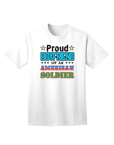 American Soldier Adult T-Shirt - Show Your Support with Pride-Mens T-shirts-TooLoud-White-Small-Davson Sales