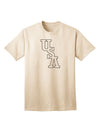 American Text Adult T-Shirt-Mens T-shirts-TooLoud-Natural-Small-Davson Sales