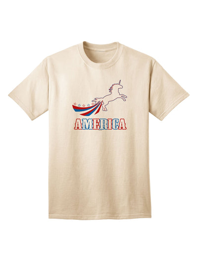 American Unicorn Adult T-Shirt-Mens T-shirts-TooLoud-Natural-Small-Davson Sales