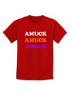 Amuck Amuck Amuck Halloween Childrens Dark T-Shirt-Childrens T-Shirt-TooLoud-Red-X-Small-Davson Sales