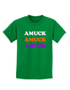 Amuck Amuck Amuck Halloween Childrens Dark T-Shirt-Childrens T-Shirt-TooLoud-Kelly-Green-X-Small-Davson Sales