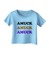 Amuck Amuck Amuck Halloween Infant T-Shirt-Infant T-Shirt-TooLoud-Aquatic-Blue-06-Months-Davson Sales