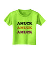 Amuck Amuck Amuck Halloween Toddler T-Shirt-Toddler T-Shirt-TooLoud-Lime-Green-2T-Davson Sales