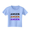 Amuck Amuck Amuck Halloween Toddler T-Shirt-Toddler T-Shirt-TooLoud-Aquatic-Blue-2T-Davson Sales