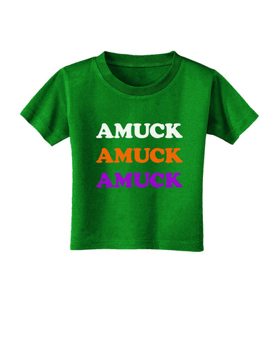 Amuck Amuck Amuck Halloween Toddler T-Shirt Dark-Toddler T-Shirt-TooLoud-Royal-Blue-2T-Davson Sales