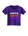 Amuck Amuck Amuck Halloween Toddler T-Shirt Dark-Toddler T-Shirt-TooLoud-Purple-2T-Davson Sales