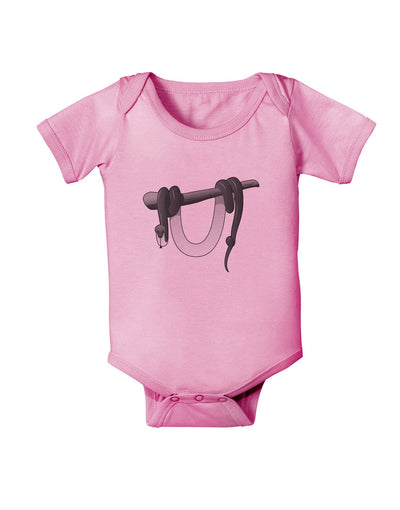 Anaconda Design Grayscale Baby Romper Bodysuit-Baby Romper-TooLoud-Light-Pink-18-Months-Davson Sales