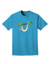 Anaconda Design Green Adult Dark T-Shirt-Mens T-Shirt-TooLoud-Turquoise-Small-Davson Sales